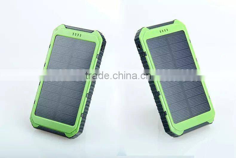 New arrival 2016 hot selling waterproof solar power bank 20000mAh