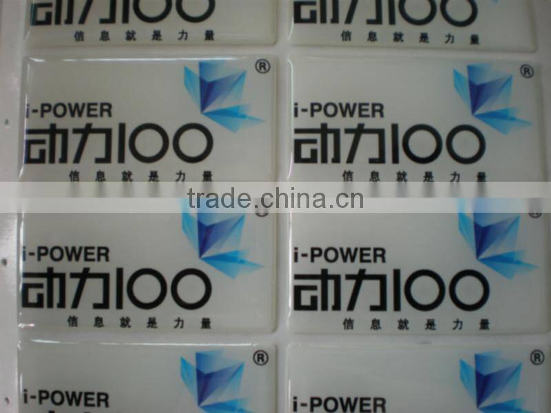 Suitable for Glass Ceramic 3D Epoxy Dome Label Vinyl Sticker