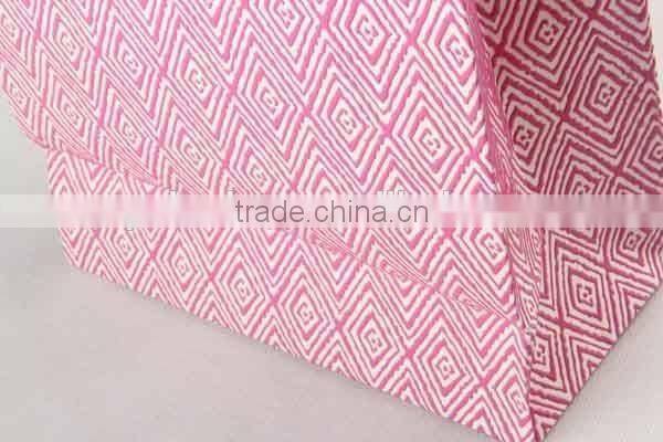 Colorful Shopping Paper Bag Through Foaming Process/Printed Foldable Gift Bag