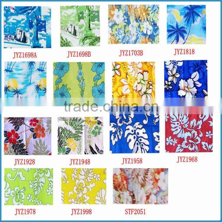 100% cotton printed beach shirts in holiday