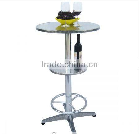Bar Table with Footrest and Two Levels - 60cm x 110cm