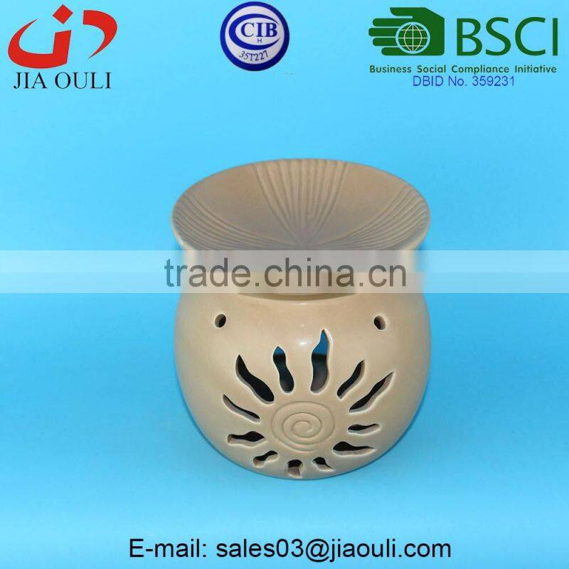 wholesale fragrance lamps ceramic oil lamp burner, oil burner