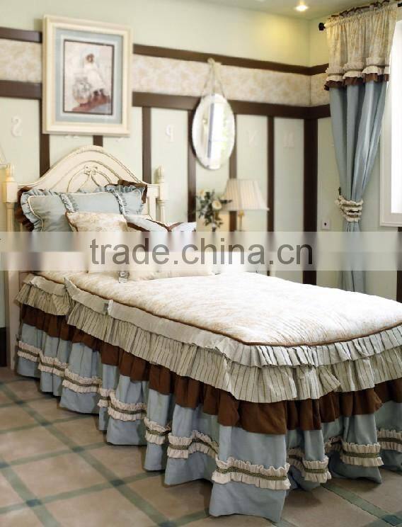 Lovely Pink and White Cozy Bedding Set for Girl's Bedroom BF11-09223f