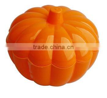 New Design Plastic Pumpkin Shaped Bowl With Spoon