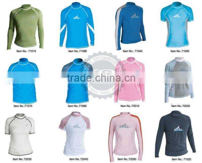 #71080 Lycra Long sleeve rash guards