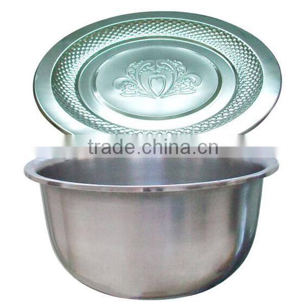 HR Stainless Steel Oil Basin With Lid