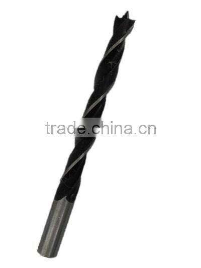 Wood working drill bits with full size