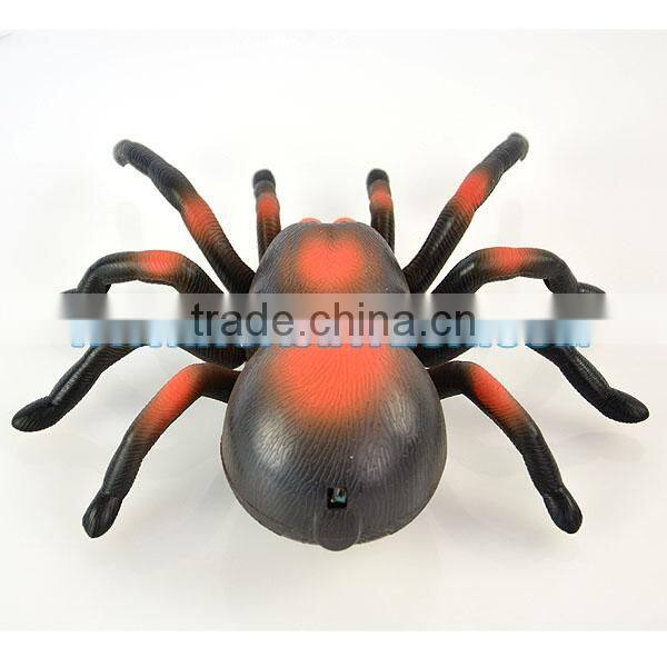 Simulation 360 turn rc spide plastic insect toy infrared insect model