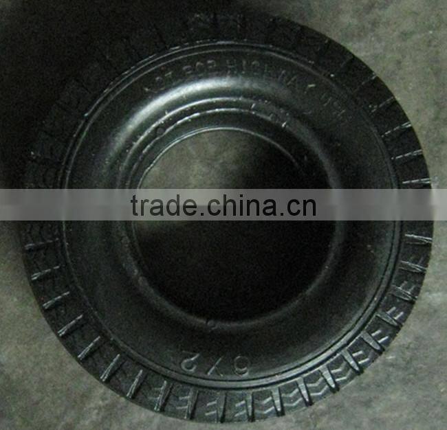 6*2 PU foam wheel for hand trolley hand truck