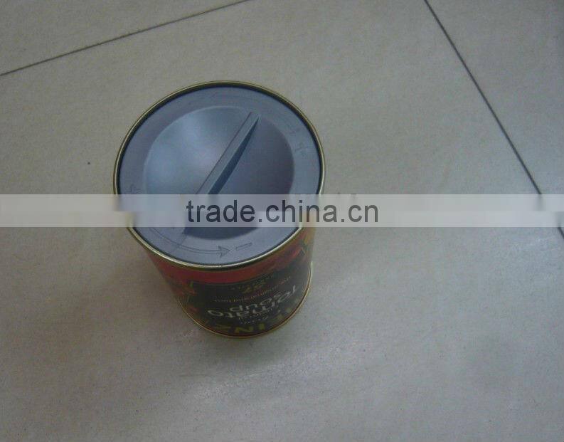 Metal Safe Can with easy open lid