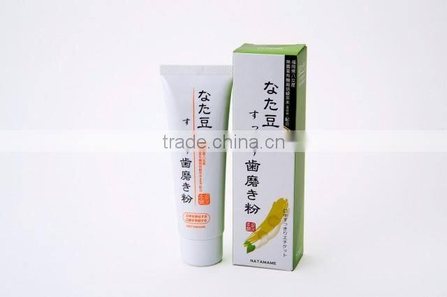 Japanese toothpaste with Organic Green Tea Powder produced in Fukuoka Japan for wholesaler