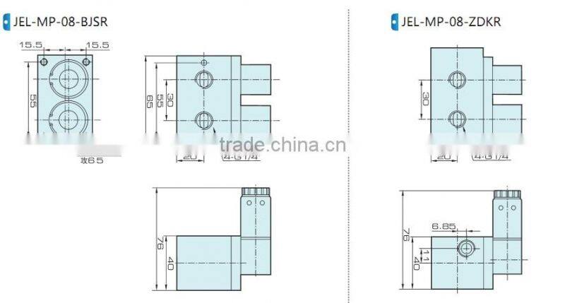 Diaphragm solenoid valves with high quality