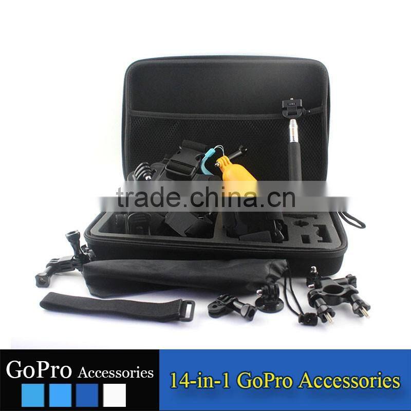 2016 hot selling products factory price used for gopros heros 4 accessories kit mount