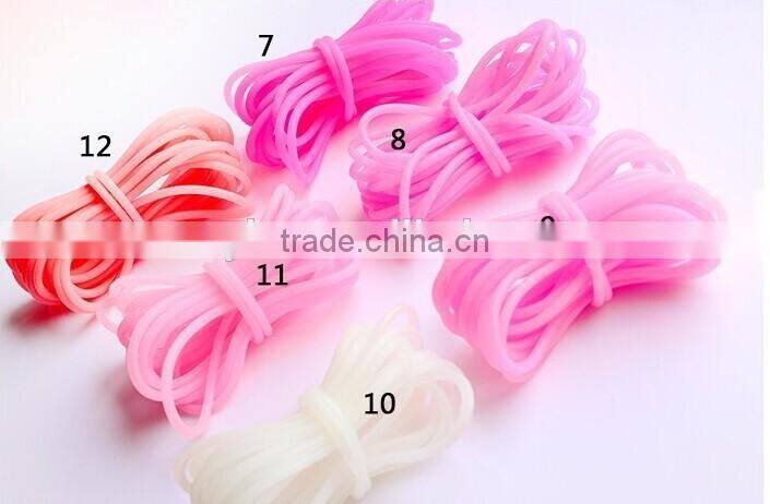 Popular hot sell 100% silicone hair bands