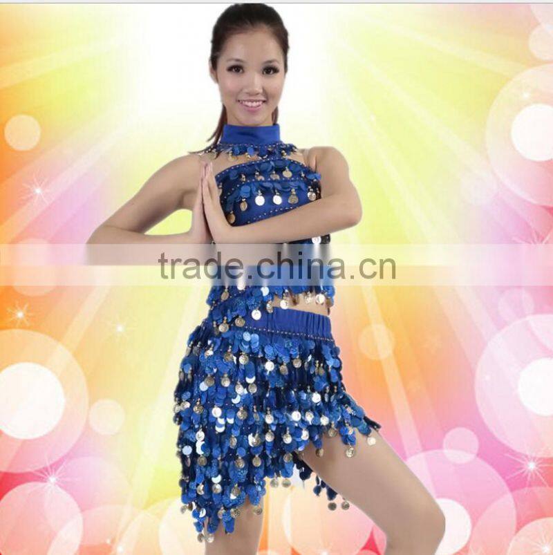 Shine Gold coin Club Sexy Dress Girl or lady summer party club dress