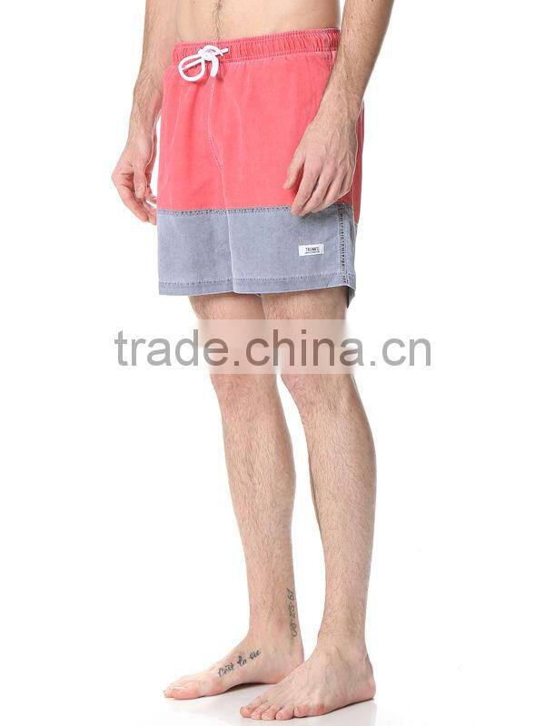 Short pants with pigment dye,summer casual shorts