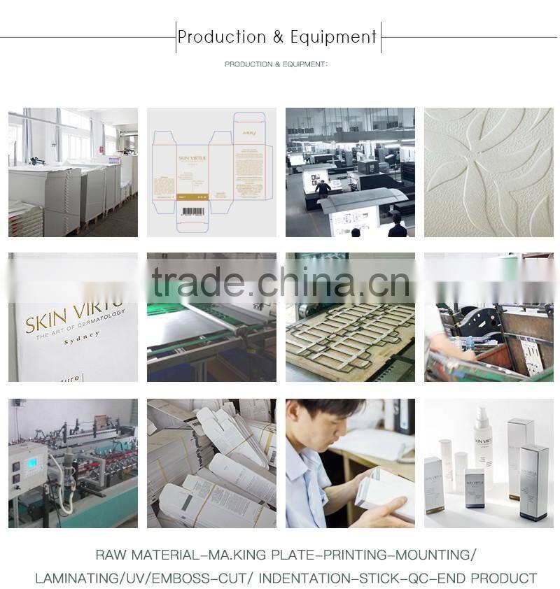 Wholesale Colorful Fancy Printing Custom Cosmetic Paper Box