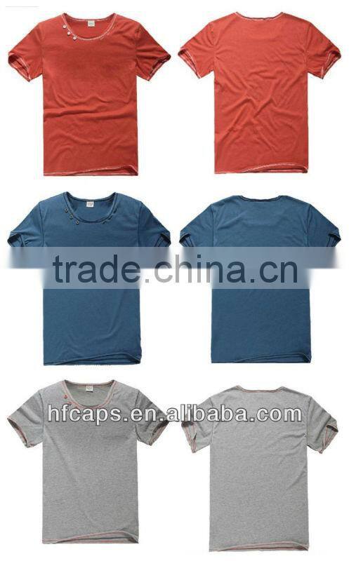 Wholesale soft cotton cheap plain T-shirt
