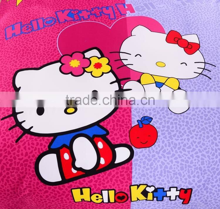 Hello kitty cute cat print bedding set for kids