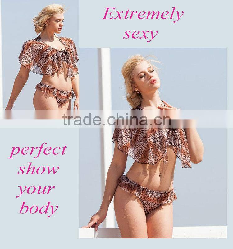 swimsuit 2015 for women hot sexy bikini with beach cover up
