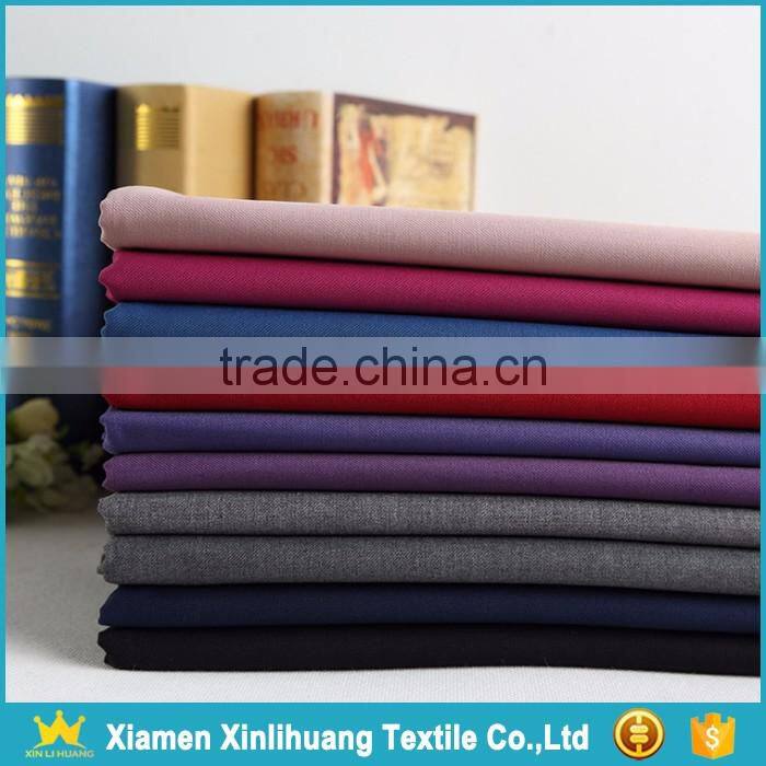 Quality Assured 80% Polyester 20% Viscose Blend Fabric TR Suit Fabric