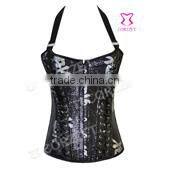 Leather Steel Bone Underbust Cheap Corsets For Sales