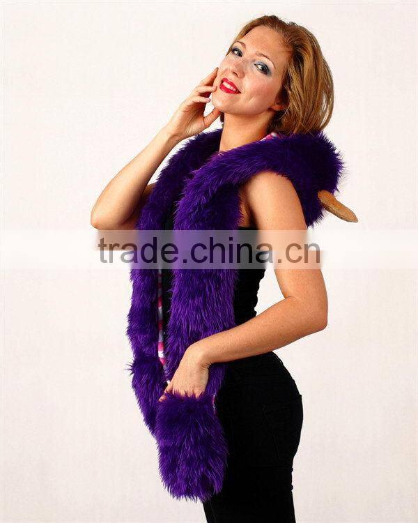 New style classical carniva dog pattern animal hood hat