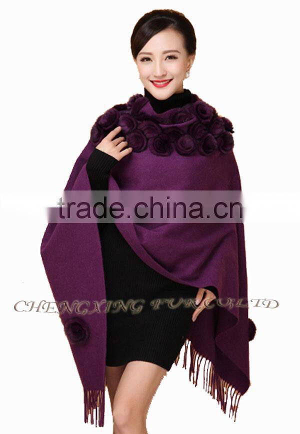 CX-B-P-37B Ladies Fashion Cashmere Fringes For Shawls