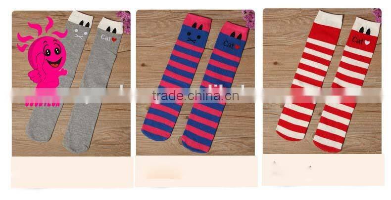 2015 High quality lovely cotton cartoon children the leg of a stocking Baby Girls Toddler Leg Warmer cartoon Shape Knee pad