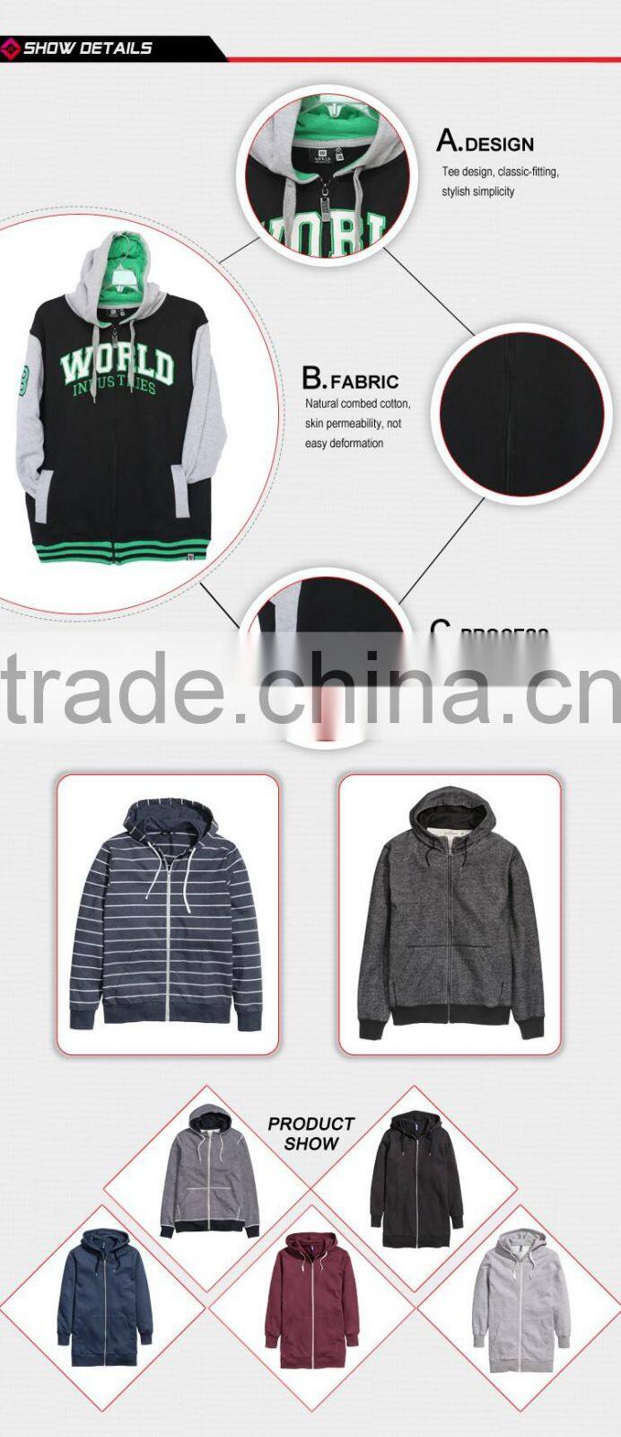 Custom Pullover Hoodies Dark Grey Fleece Hoodies Winter Thick Long Sleeve Hoody