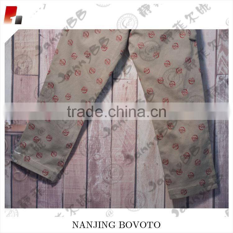 Boys trousers design fashion shorts 100% cotton wholesale kid trouser