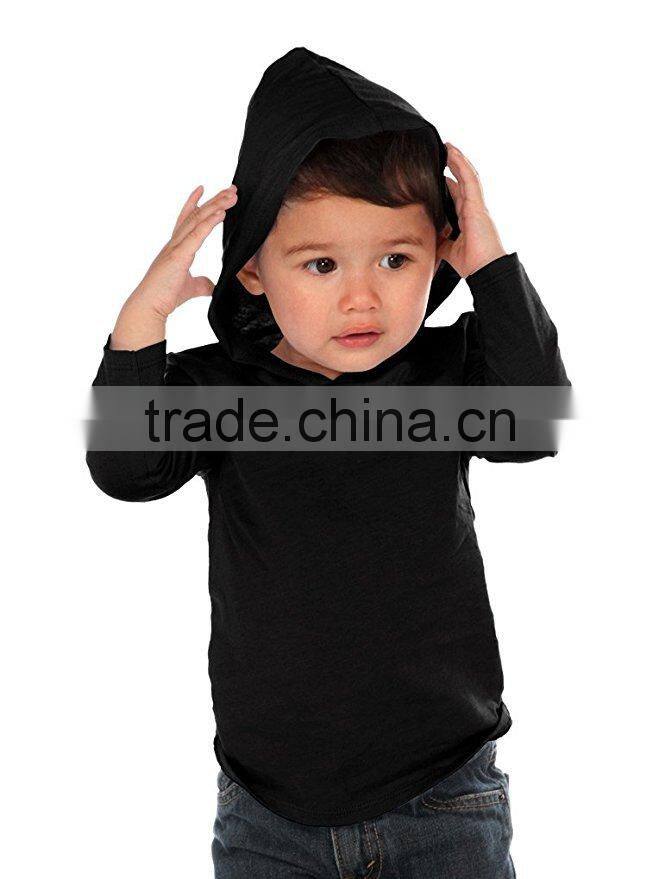Infant Cotton Hoodies Kids Organic Cotton Fleece Hoodie Lightweight Baby Cute Pullover Sweatshirt Long Sleeve T Shirts Wholesale