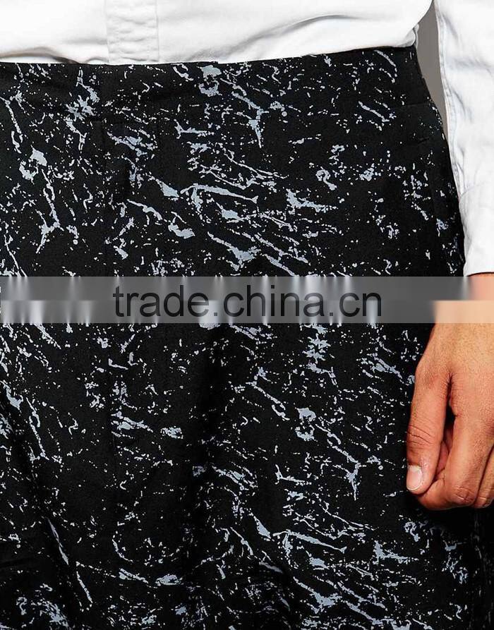 custom jogger pants drop crotch cuffed smart joggers with print