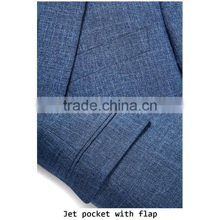 Wholesale Men Fashion Business Suit Jacket Blazer With Interior Pocket