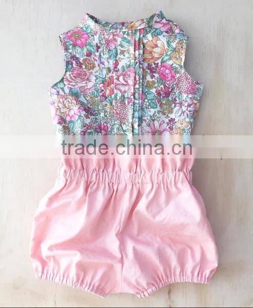 Summer Wear Clothes Little Girl Boutique Clothing Set Matching Printed Shorts 2 Piece Outfit