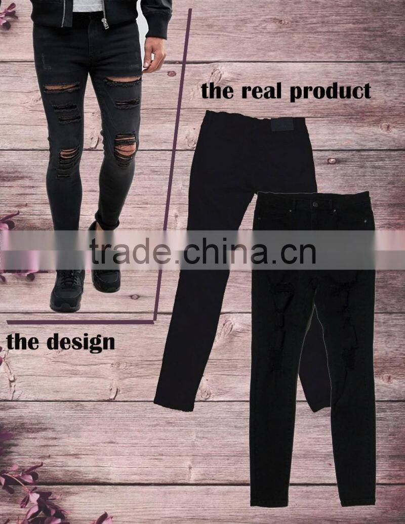 jeans style fashion denim shorts distressing jeans for men