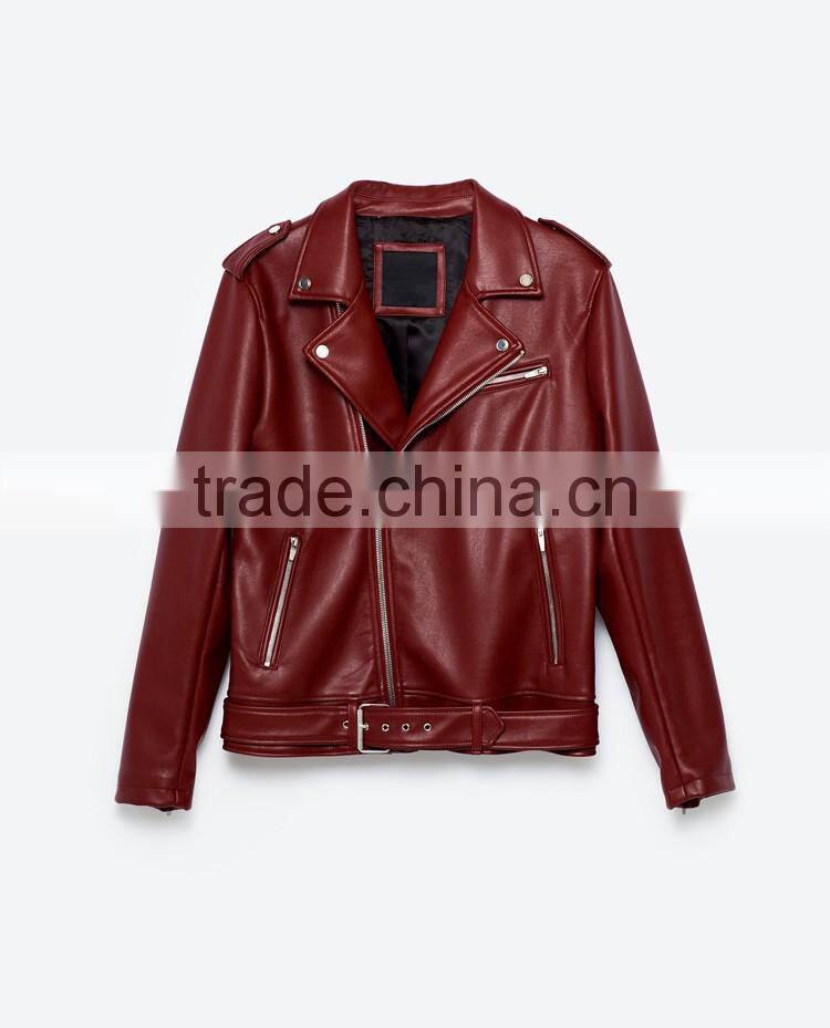 Wholesale Fashion Softshell Motocycle Cheap Leather Jackets Men 2016