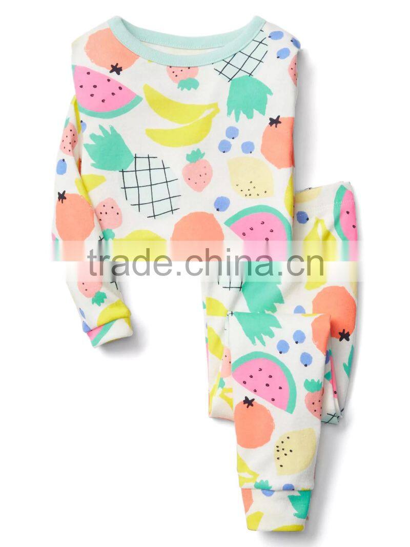 Dinosaurs printed kids pajamas set