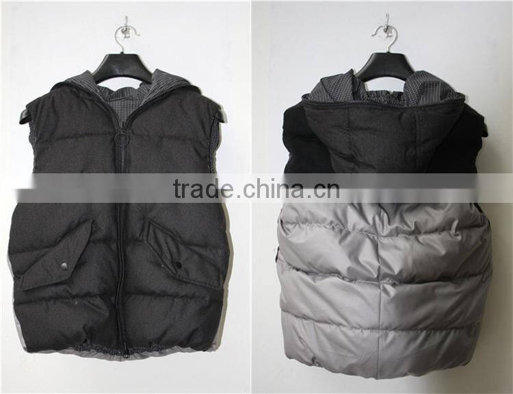 2014-2015 new fashion men's winter woolen coat men fashion waistcoat