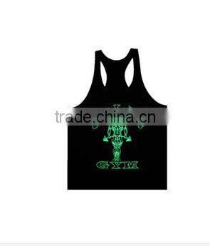 Gym Stringer Tank Top Men Bodybuilding Clothing and Fitness Mens Sleeveless Shirt Sports Vests Cotton Singlets Muscle Tops