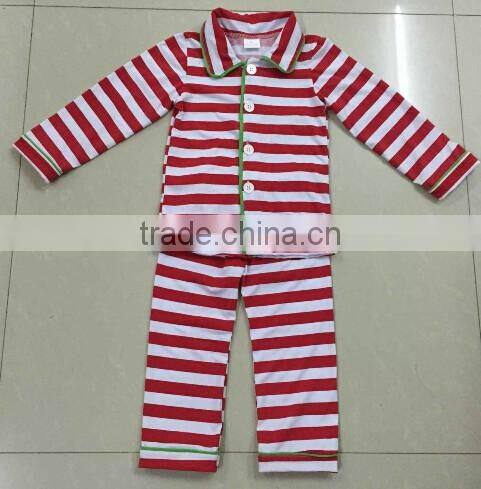 christmas unisex children clothing sets wholesale kids Christmas pajamas with moose printed