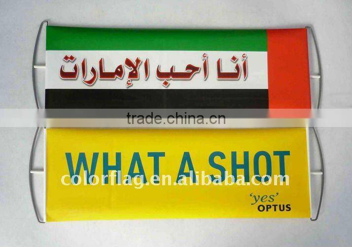 high quality Hand held rolling banner