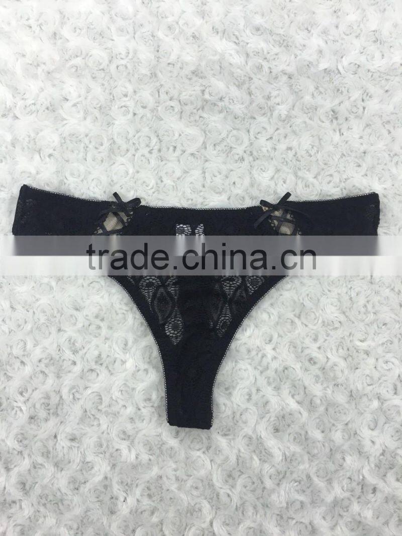 hot women underwear sexy fancy lace g-string bra panty set