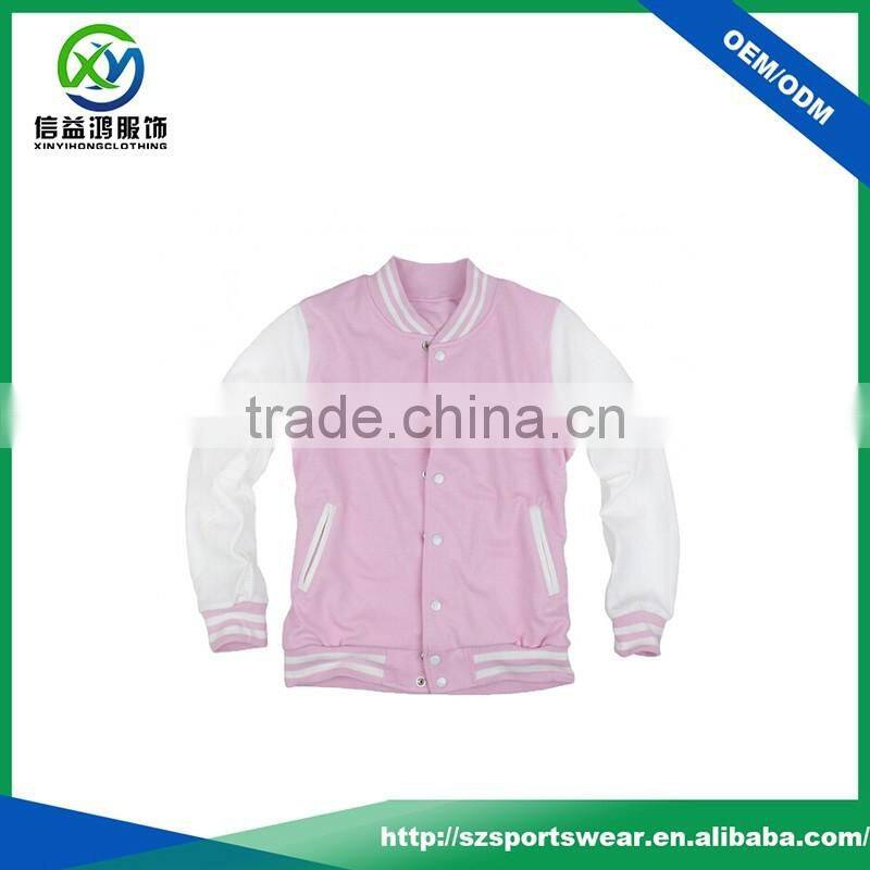 Hot Selling different color Cotton Stretch Button Up bomber jacket unisex