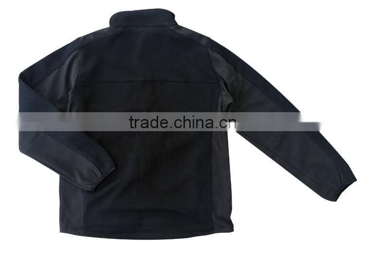 Mens good price bodkin knitted coat windproof polyester jacket