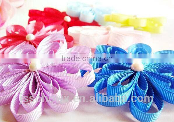 beautiful hair clips, hair bows for baby girl, kids ribbon bow hair clip