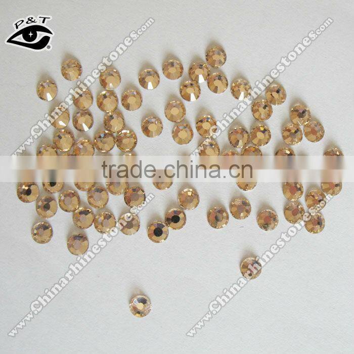 4MM ss16 Lt peach rhinestone flat back DMC crystal strass for dress shoes