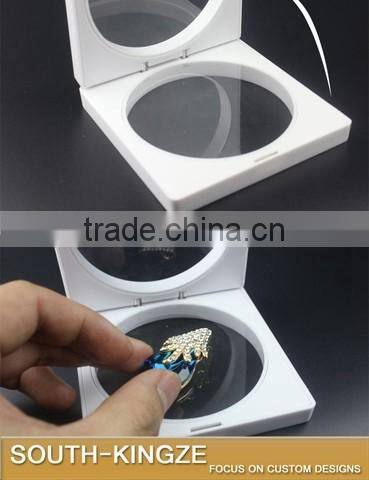 2016 New Product White ABS Square Jewelry/Earring/Bracelet/Necklace Display Frame