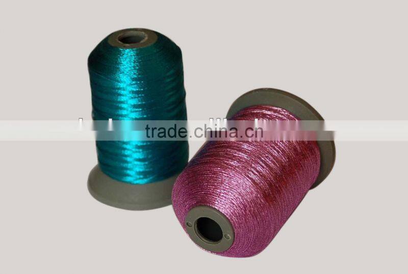 fabric metallic embroidery threads for clothes with good quality