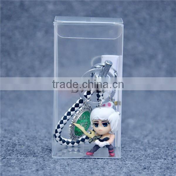 (Top Sell)Hot game League of Legends key chain,LOL figure keychain,PVC figure keychain
